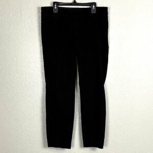 Banana Republic Sloan Fit Size 10 Skinny Ankle Length Black Pants Clasp Closure,